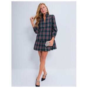 Tuckernuck Highland Tartan Palmerston Dress Plaid Mini Size Small NEW
